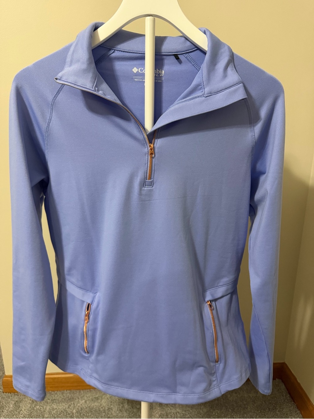 Columbia Lavender Blue Half-Zip Pullover